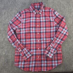 Vineyard Vines Red and Blue Plaid Button-Down Shirt - Men